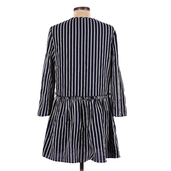 The Fifth Label Navy Pinstripe Dress XS - Picture 2 of 2